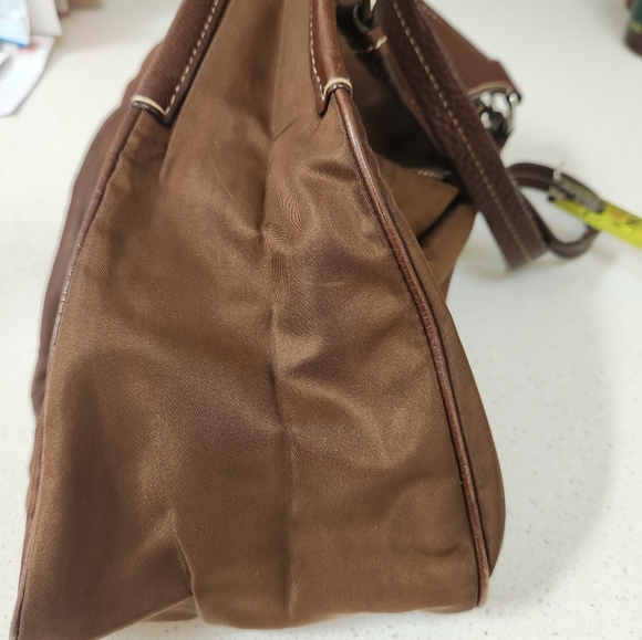 Authenic vintage Prada nylon tessuto bag in brown - Picture 6 of 13